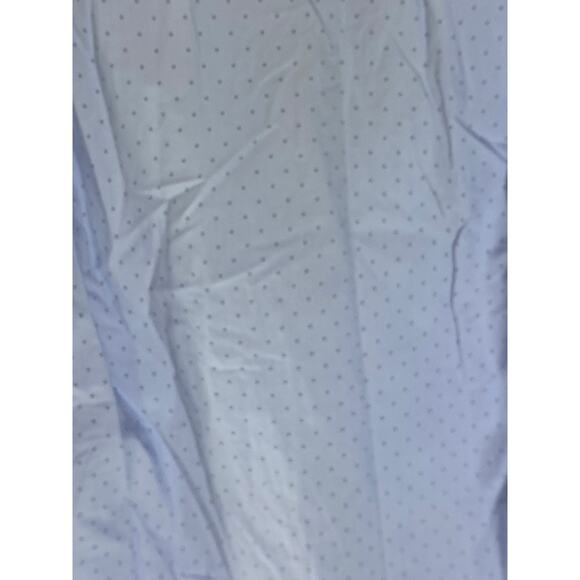 MARCS Men's Light Blue Micro Dot Regular Fit Button-Up Long Sleeve Shirt SZ M - Picture 4 of 10